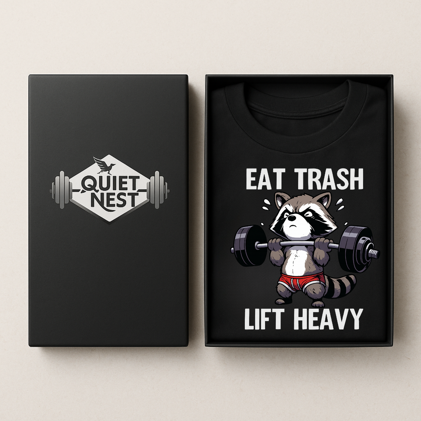 Eat Trash Lift Heavy Oversized Tee